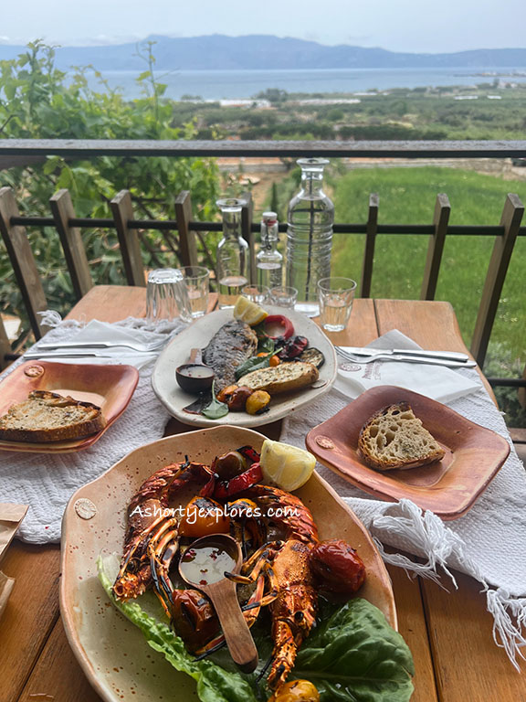 Balos Beach Grambousa Restaurant traditional Crete food