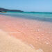 Elafonisi Beach Pink sand beach in Crete Island Greece