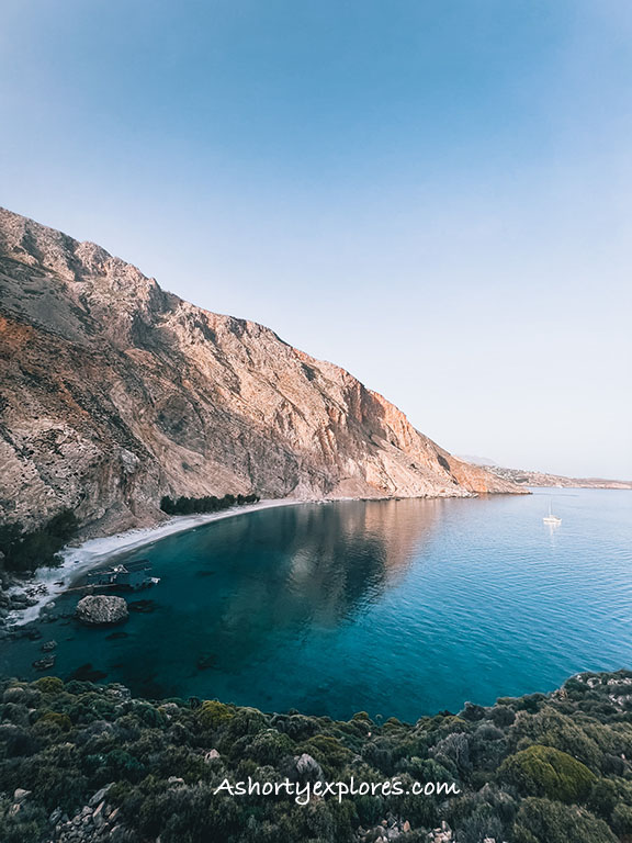 Sweet Water Beach Crete Island Greece