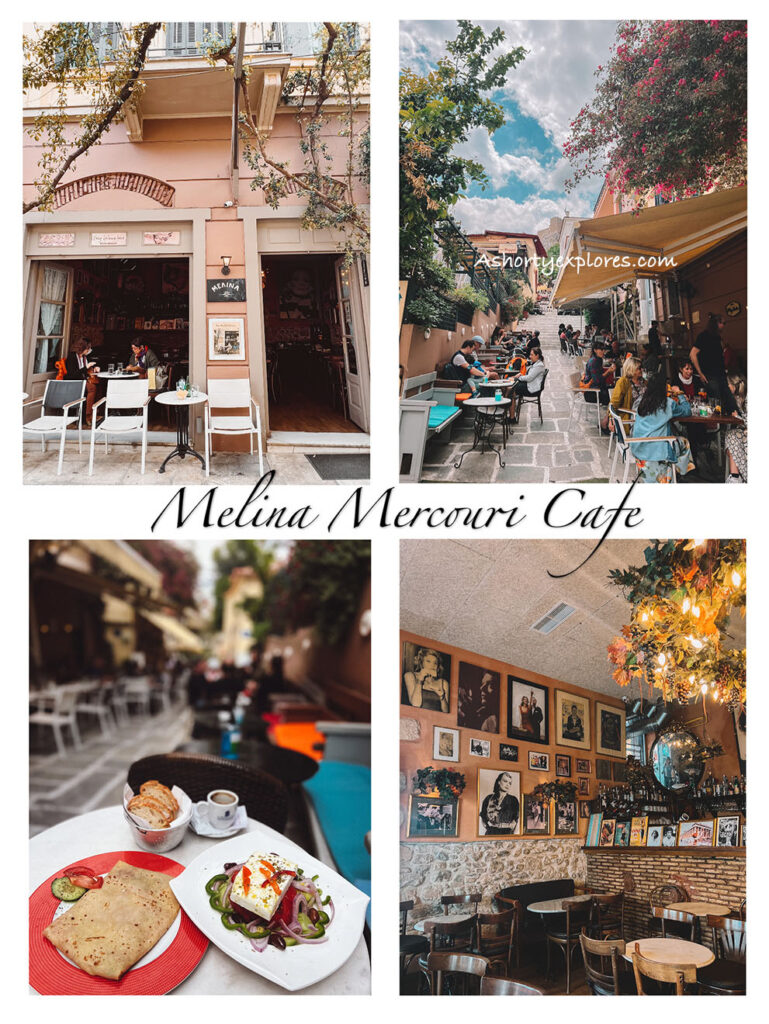 Greece Melina Mercouri Cafe Athens