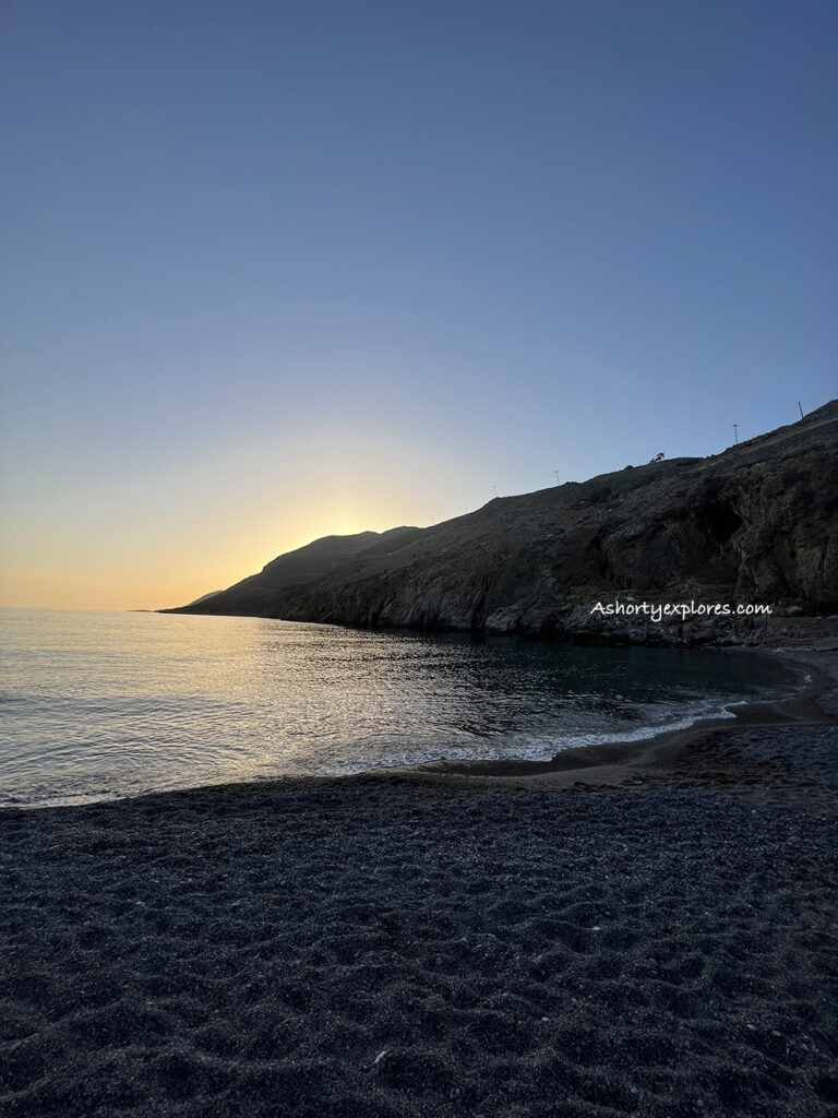 Greece story Crete island Sfakia beach