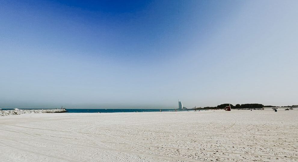 Dubai UAE secret beach al sufouh beach