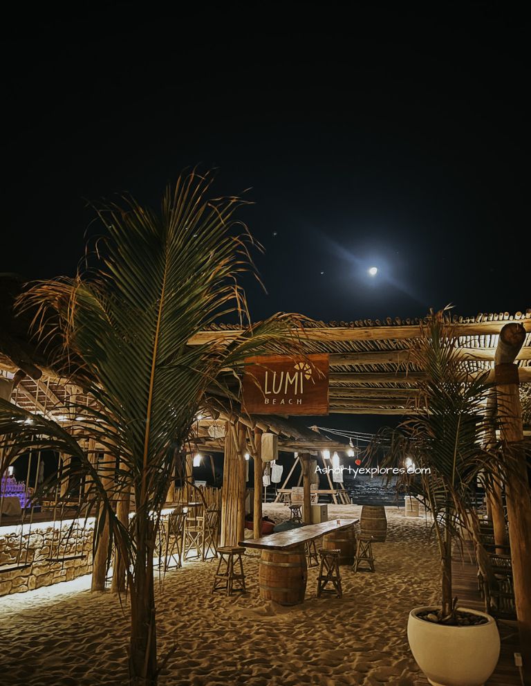 UAQ Dubai UAE beach bar Lumi beach bar