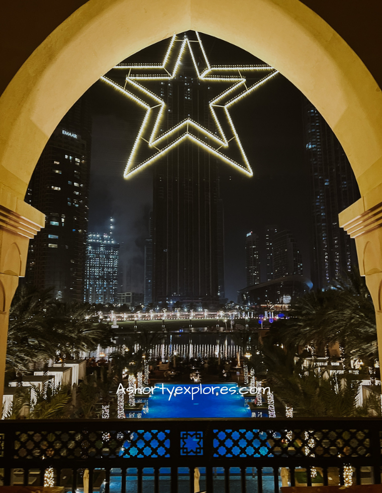 Palace downtown dubai Ramadan light