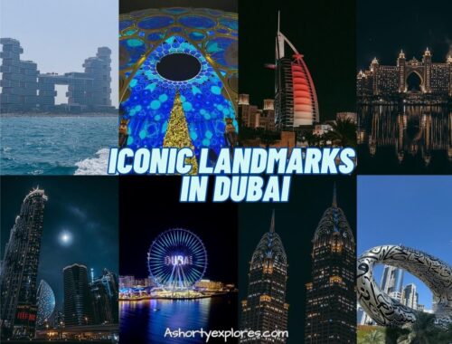 Iconic landmarks in Dubai