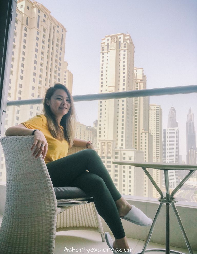 InterContinental Dubai Marina Residences balcony view