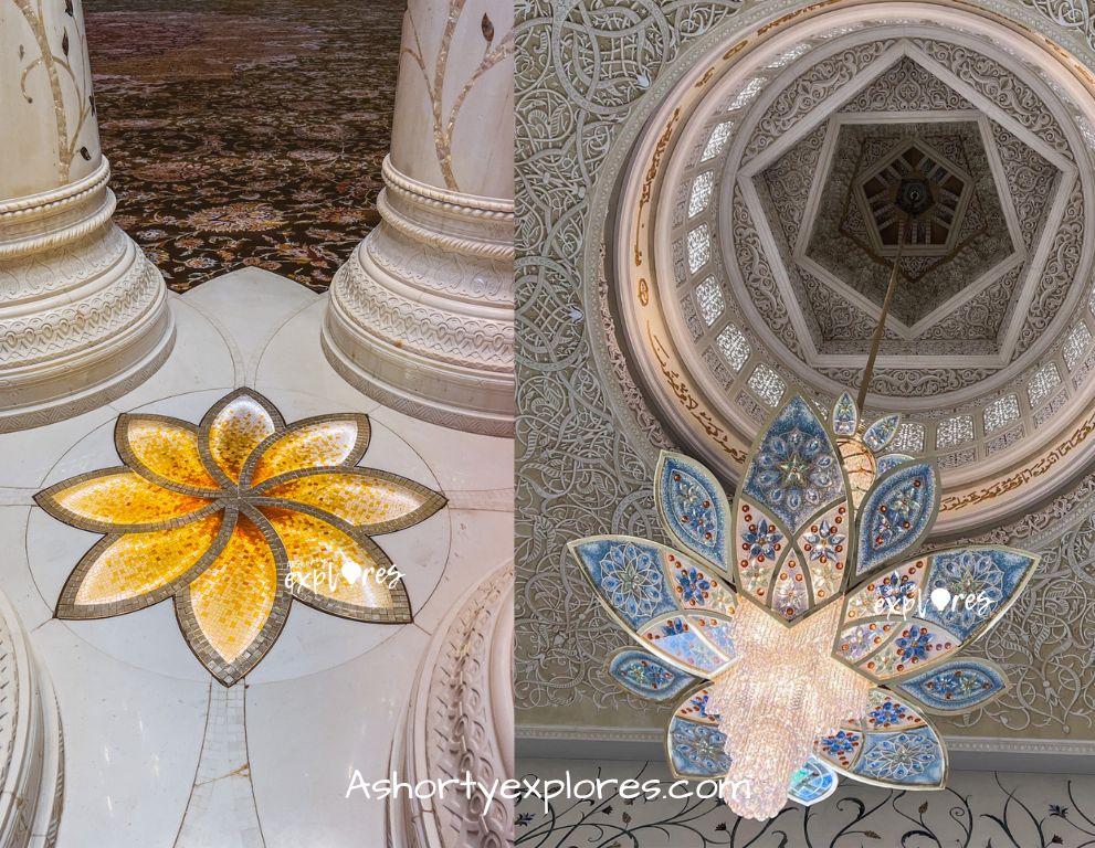 Sheikh Zayed Grand Mosque Swarovski crystals chandeliers