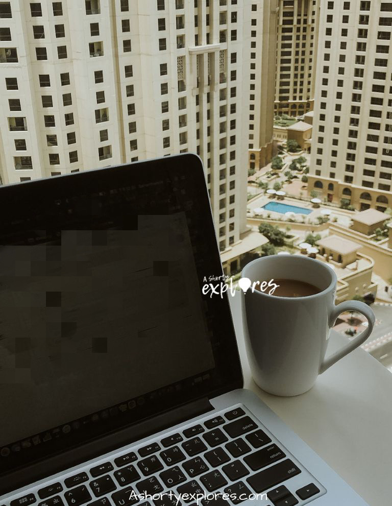 balcony view at InterContinental Dubai Marina Residences room