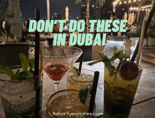 Don't do in Dubai