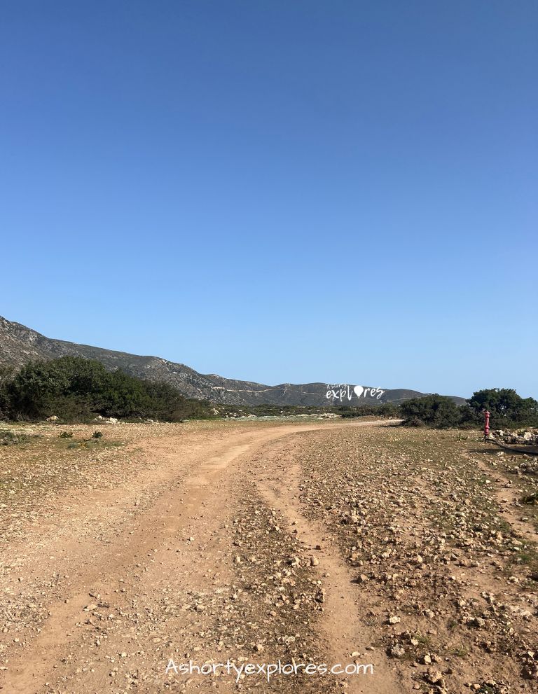 Driving to Kedrodasos Beach