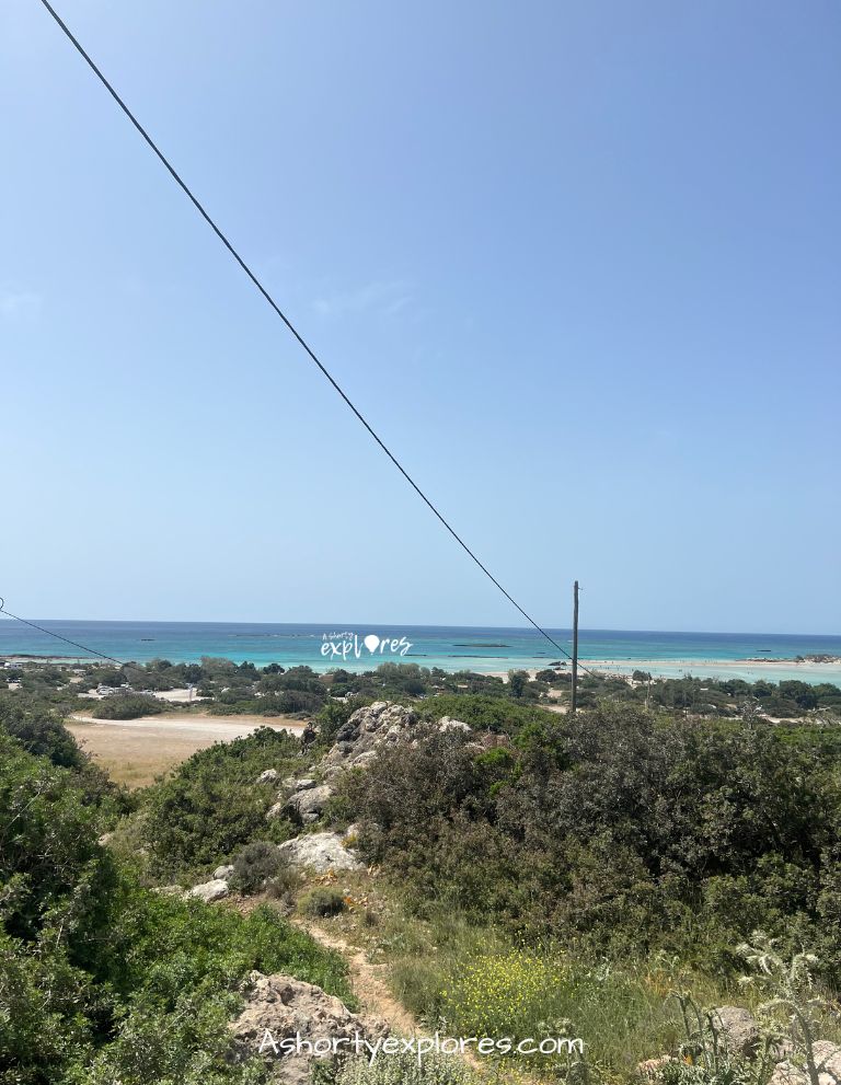 Route to Elafonisi beach