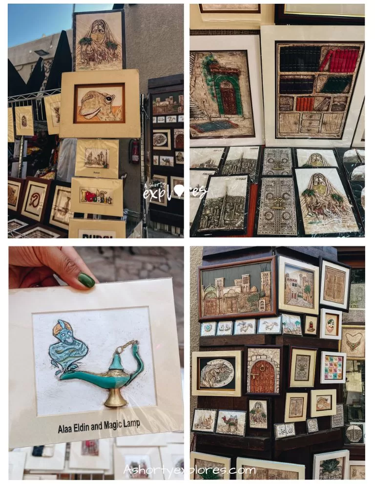 Dubai art souvenirs 杜拜藝術紀念品Al Fahidi Historical District