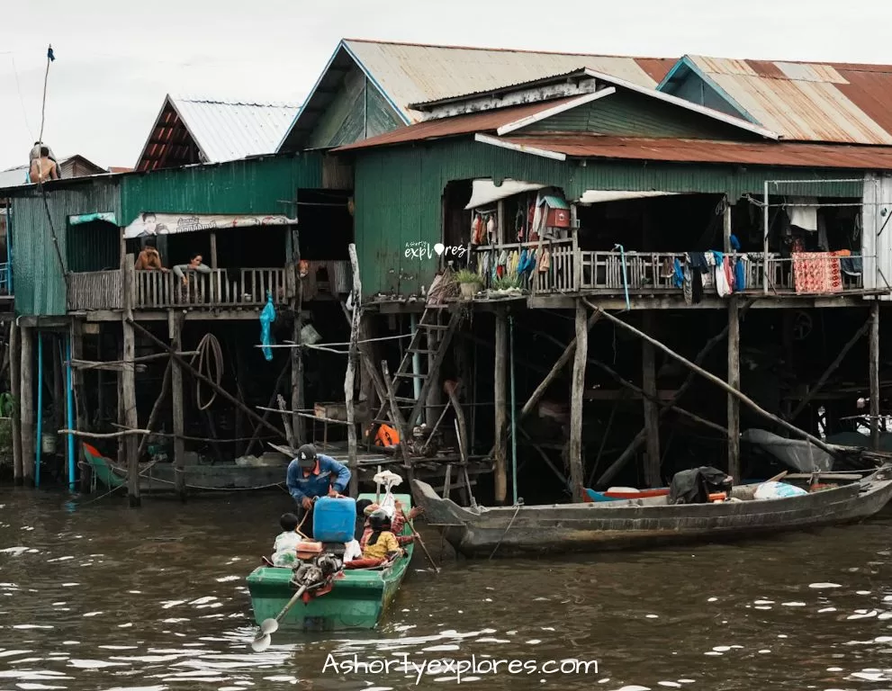 Cambodia floating village image