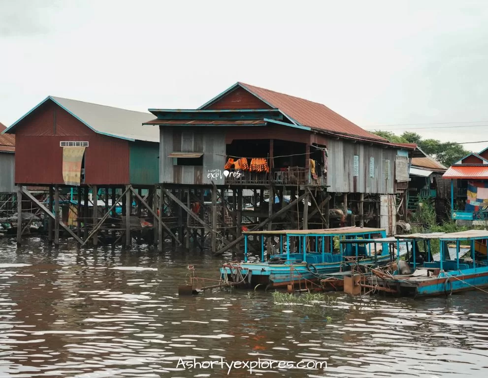 柬埔寨浮村照片 Cambodia floating village photo