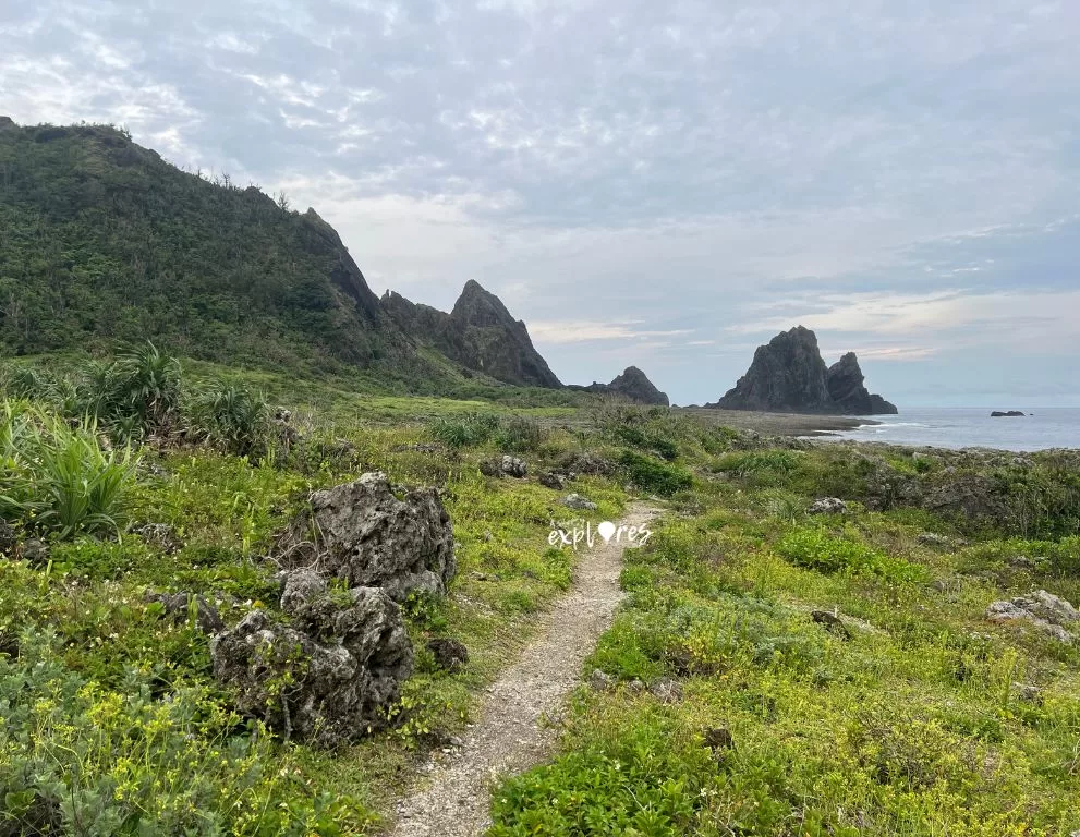 蘭嶼東清秘境小路 蘭嶼東清秘境停車場 the path to Iranmeylek Secret Spot