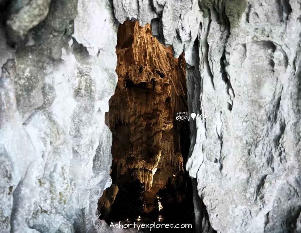 天宮洞鐘乳石洞照片Thien Cung Cave stalactite photo