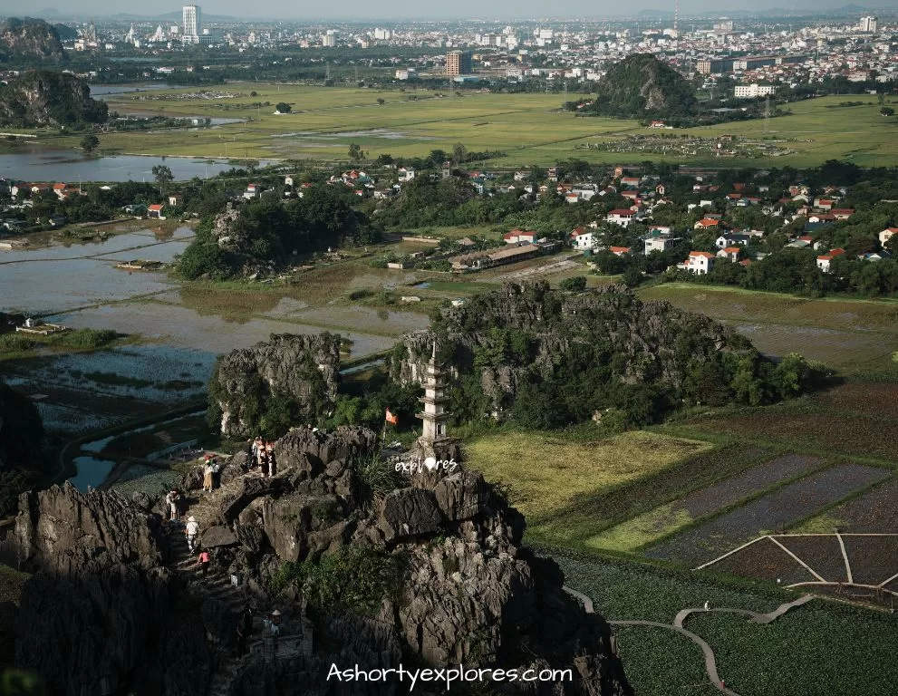 Ninh Binh Mua Cave view from the top