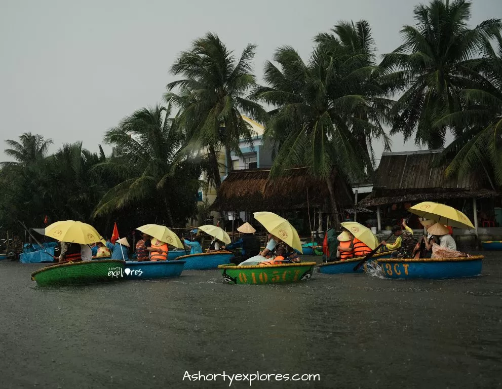 會安竹籃船 Hoi An coconut forest basket boat