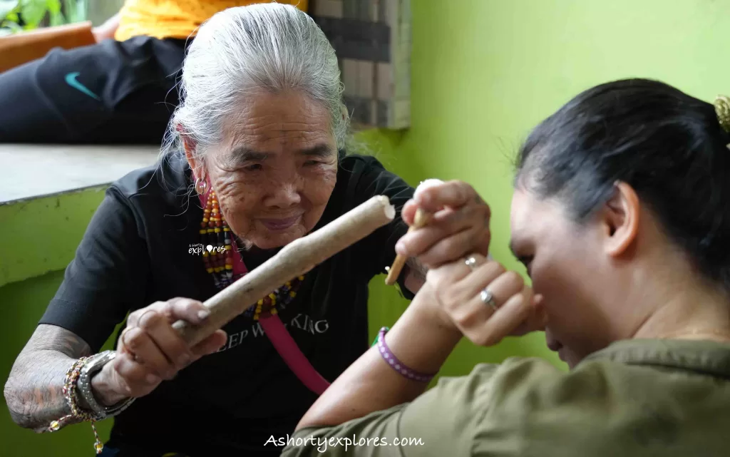 Apo Whang Od tattoo photo