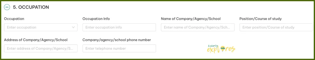 occupation