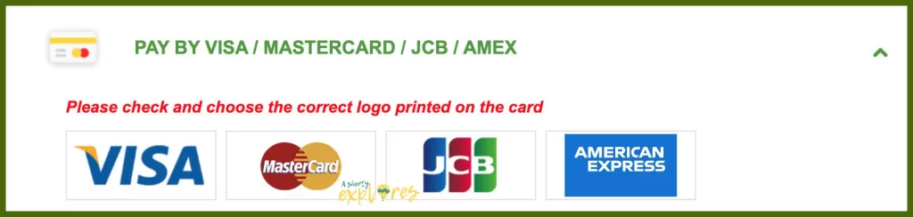 vietnam e-visa credit card option