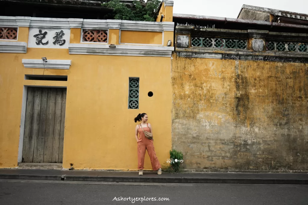Hoi An Ancient Town yellow buildings