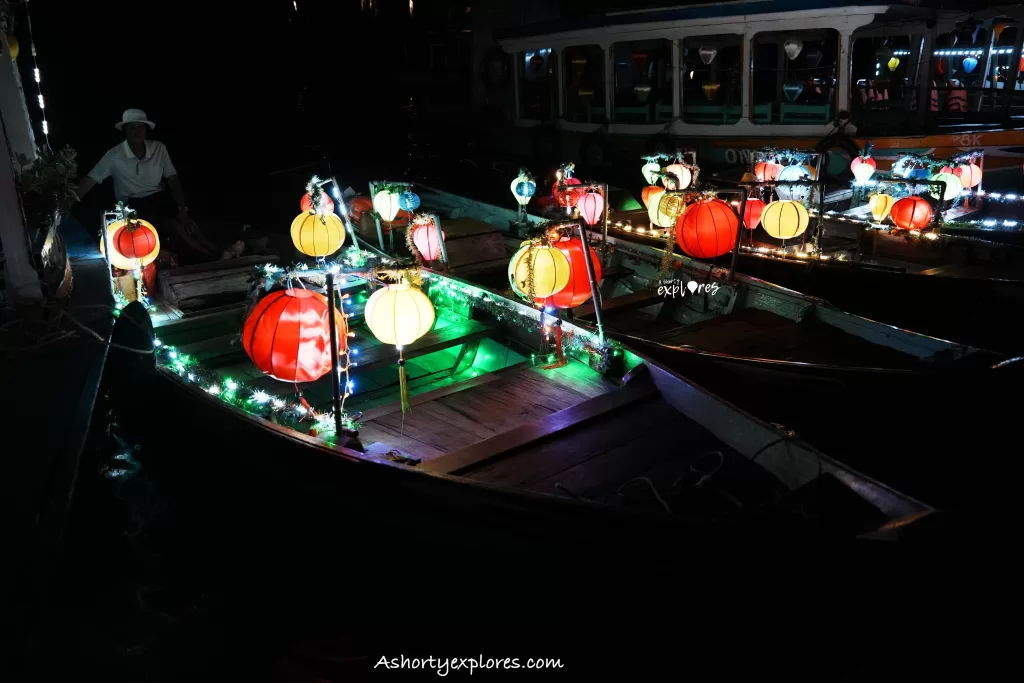 Hoi An lantern boat