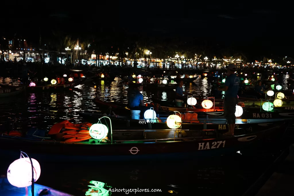 Hoi An things to do taking Lantern boat