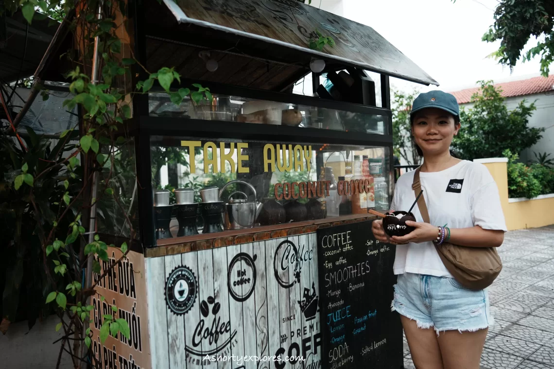 Best coconut coffee in Hoi An Vietnam