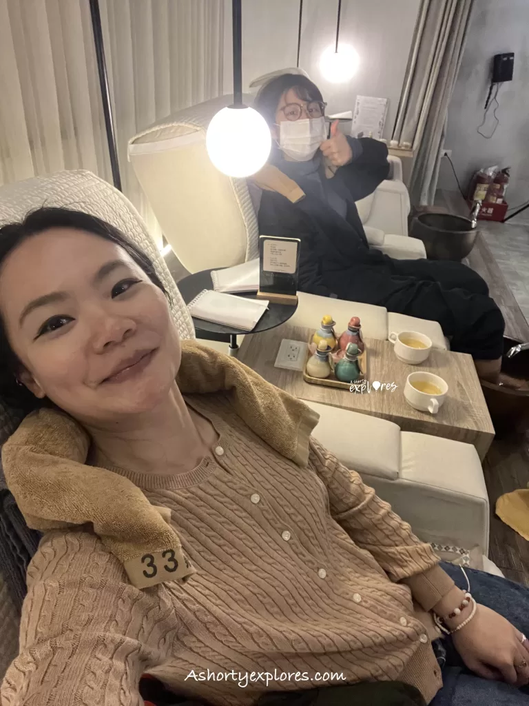 Foot bath at Relax 33 Massage Taipei