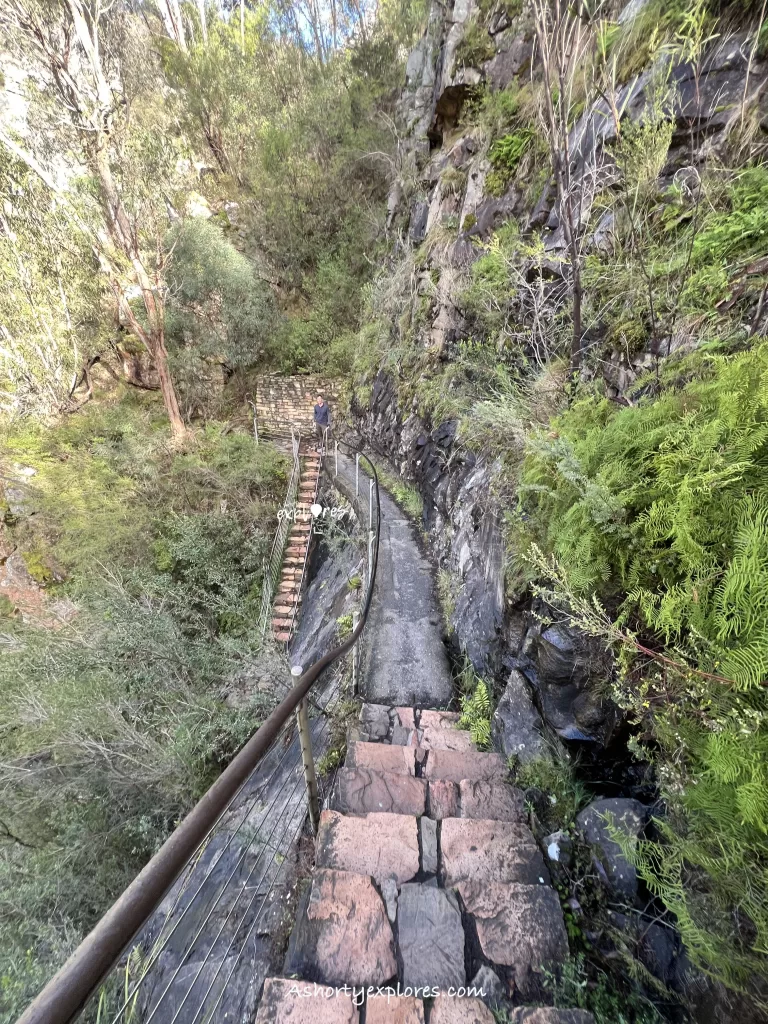 Grampians Mackenzie Falls steps