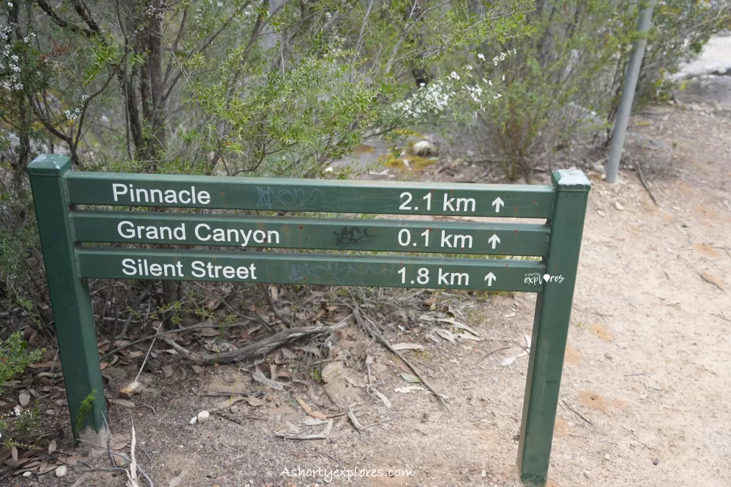Grampians Pinnacle walk via Wonderland Carpark