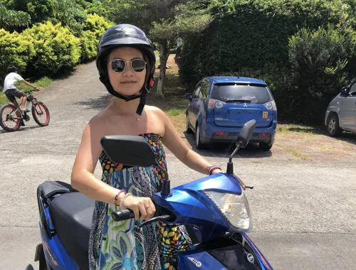 Scooter in Orchid Island